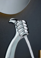 Solid Brass Waterfall Bathroom Faucet (Ceramic Disc Cartridge)