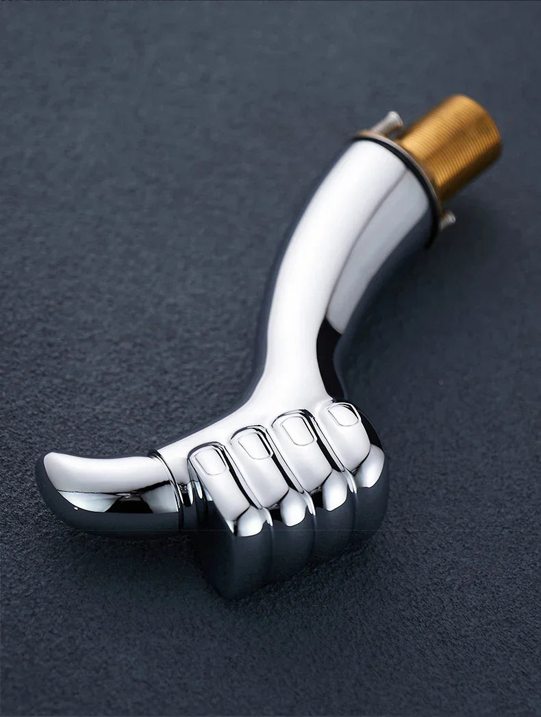 Solid Brass Waterfall Bathroom Faucet (Ceramic Disc Cartridge)
