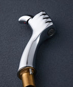 Solid Brass Waterfall Bathroom Faucet (Ceramic Disc Cartridge)