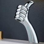 Solid Brass Waterfall Bathroom Faucet (Ceramic Disc Cartridge)