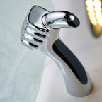 Solid Brass Waterfall Bathroom Faucet (Ceramic Disc Cartridge)