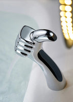 Solid Brass Waterfall Bathroom Faucet (Ceramic Disc Cartridge)