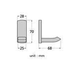 Solid Copper-Based Brushed Antique Brass Bathroom Hardware Set (5-Piece Wall-Mounted)