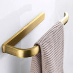 Solid Copper-Based Brushed Antique Brass Bathroom Hardware Set (5-Piece Wall-Mounted)