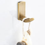 Solid Metal Brushed Antique Brass Bathroom Hardware Set (4-Piece)