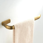Solid Metal Brushed Antique Brass Bathroom Hardware Set (4-Piece)