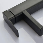 Solid Metal Ceramic Valve Deck-Mounted Bathroom Faucet