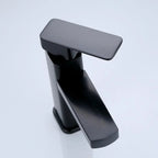 Solid Metal Ceramic Valve Deck-Mounted Bathroom Faucet