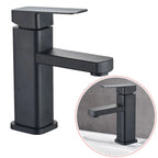 Solid Metal Ceramic Valve Deck-Mounted Bathroom Faucet