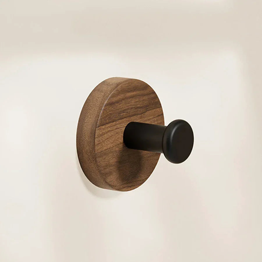 Solid Walnut Minimalist Wall Hook