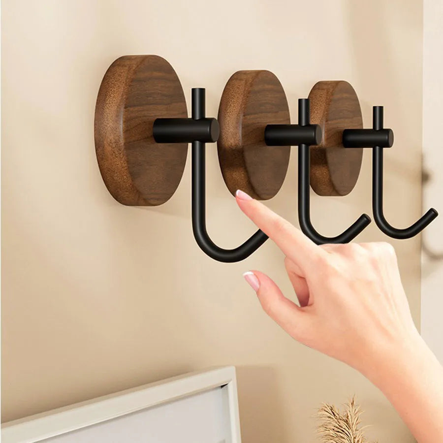 Solid Walnut Minimalist Wall Hook