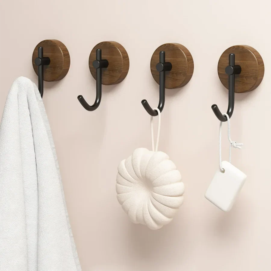 Solid Walnut Minimalist Wall Hook