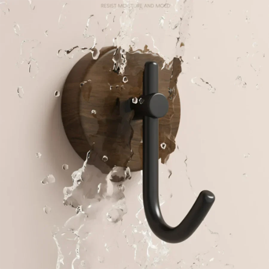 Solid Walnut Minimalist Wall Hook