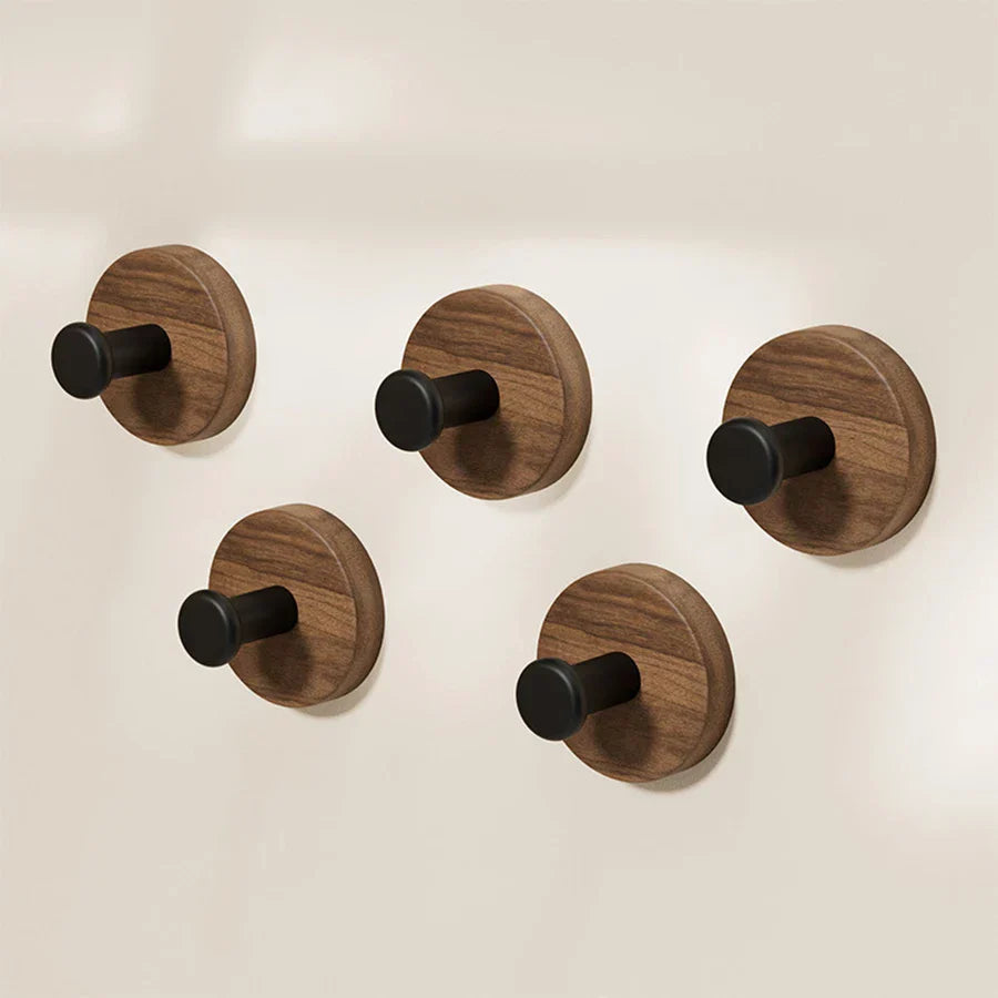 Solid Walnut Minimalist Wall Hook