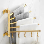 Solid Wood & Stainless Steel Paper Towel Holder (Countertop)