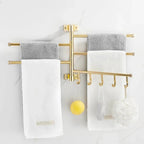 Solid Wood & Stainless Steel Paper Towel Holder (Countertop)