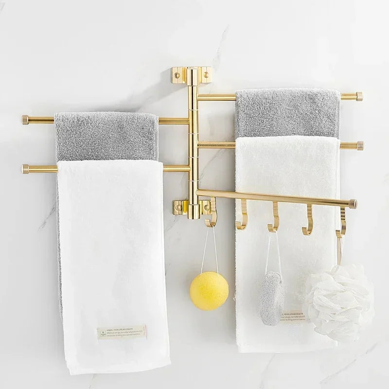 Solid Wood & Stainless Steel Paper Towel Holder (Countertop)