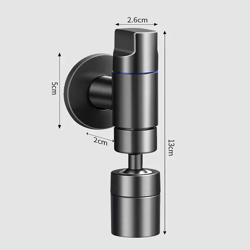 Space-Saving 304 Stainless Steel In-Wall Utility Faucet (Cold Water)