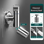 Space-Saving 304 Stainless Steel In-Wall Utility Faucet (Cold Water)