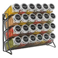 Space-Saving 4-Tier Wall-Mounted Carbon Steel Spice Rack