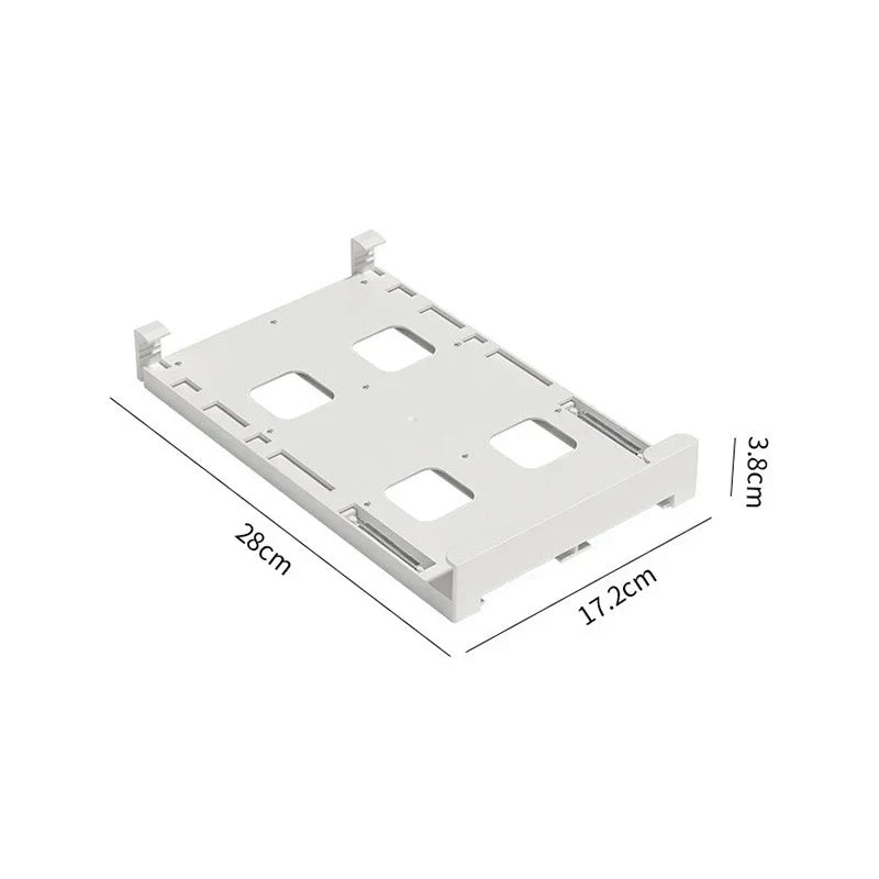 Space-Saving Adjustable Sliding Fridge Can Rack