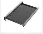 Space-Saving Anodized Aluminum Folding Wall Coat & Towel Rack