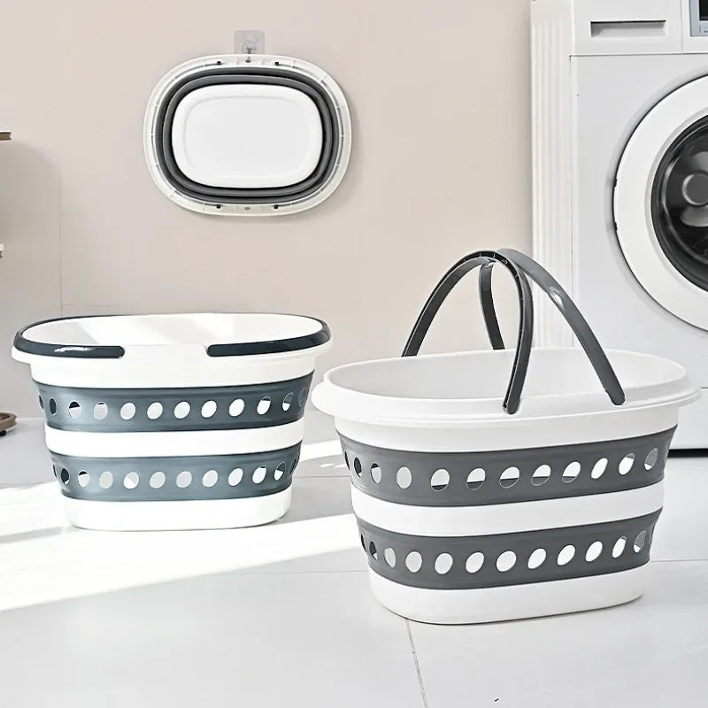 Space-Saving Collapsible ABS Laundry Basket (4.2-Gal)