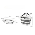 Space-Saving Collapsible ABS Laundry Basket (4.2-Gal)