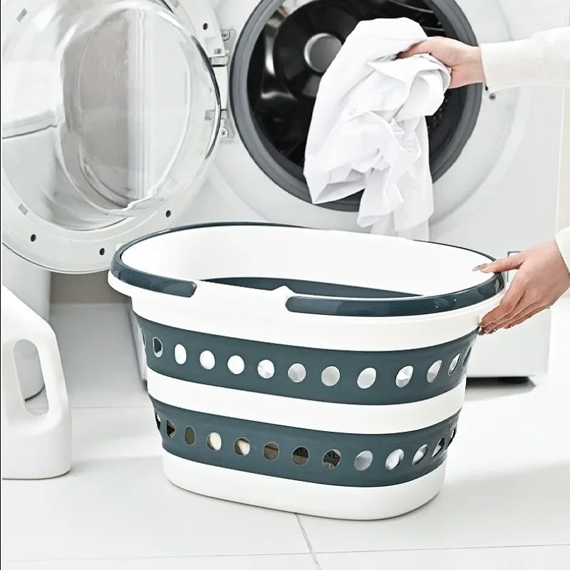 Space-Saving Collapsible ABS Laundry Basket (4.2-Gal)