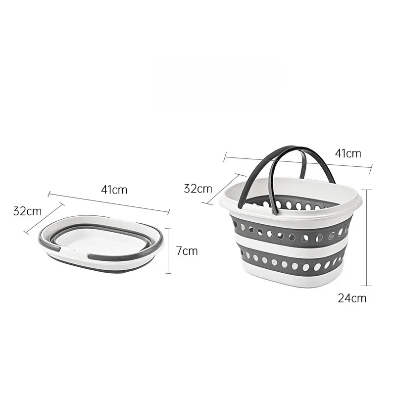 Space-Saving Collapsible ABS Laundry Basket (4.2-Gal)