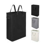 Space-Saving Collapsible Oxford Fabric Laundry Hamper (Tall Narrow)
