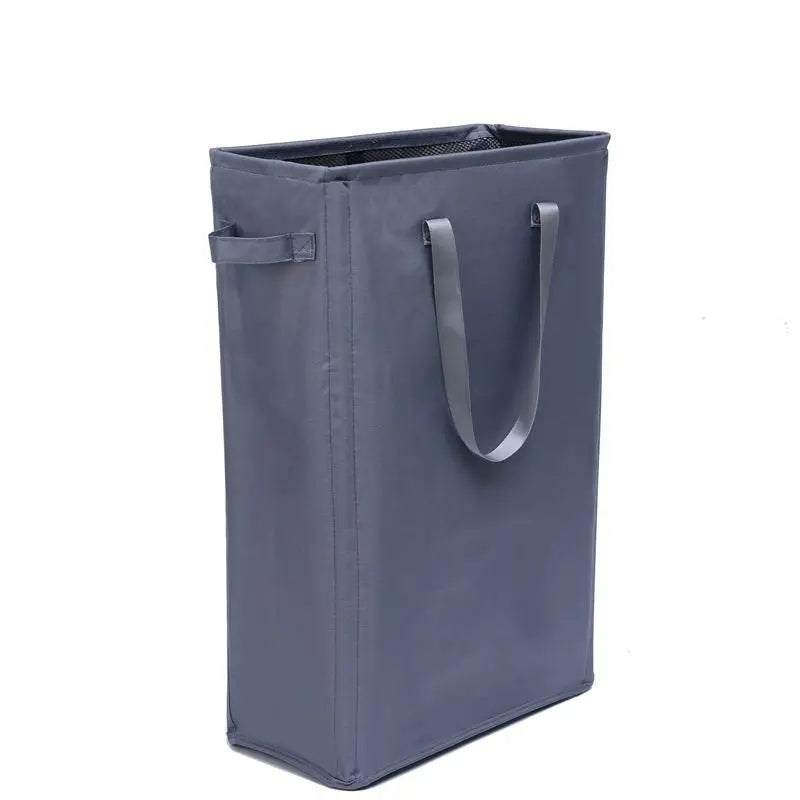 Space-Saving Collapsible Oxford Fabric Laundry Hamper (Tall Narrow)