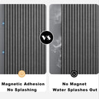 Space-Saving Foldable Magnetic Shower Curtain