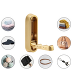 Space-Saving Foldable Zinc Alloy Wall Hooks