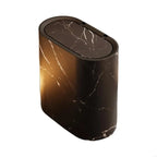 Space-Saving Hidden Lid Wood Trash Bin