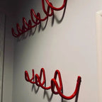 Space-Saving Metal 3-Hook Wall Rack
