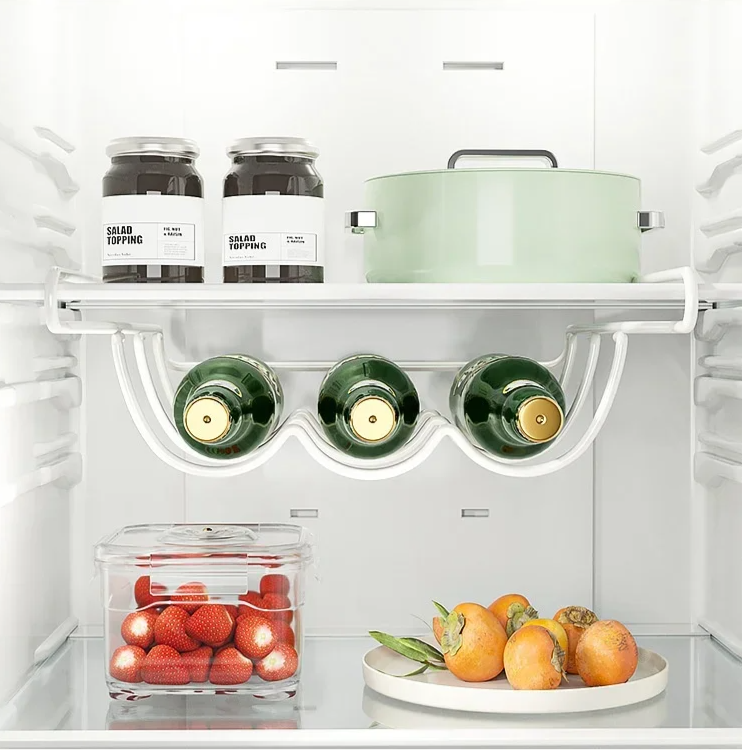 Space-Saving Metal Bottle Organizer (No-Install Hook)