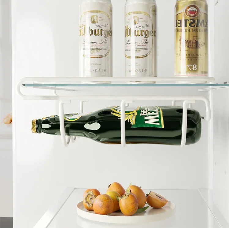 Space-Saving Metal Bottle Organizer (No-Install Hook)