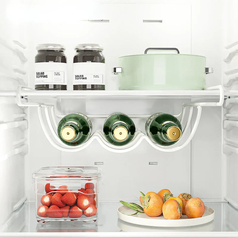 Space-Saving Metal Bottle Organizer (No-Install Hook)