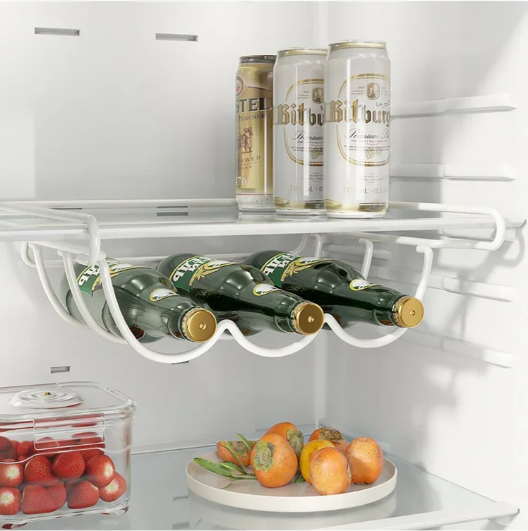 Space-Saving Metal Bottle Organizer (No-Install Hook)