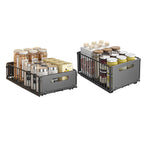 Space-Saving Metal Pull-Out Drawer Organizer (2-Piece Set)