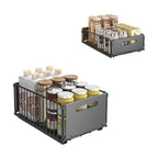 Space-Saving Metal Pull-Out Drawer Organizer (2-Piece Set)