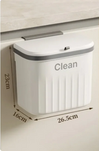 Space-Saving & Odor-Blocking 3-in-1 Kitchen Trash Can