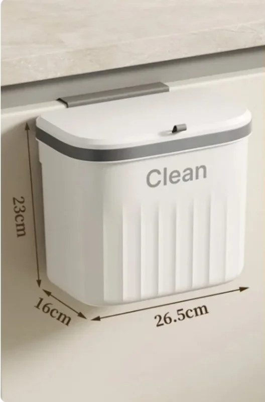 Space-Saving & Odor-Blocking 3-in-1 Kitchen Trash Can