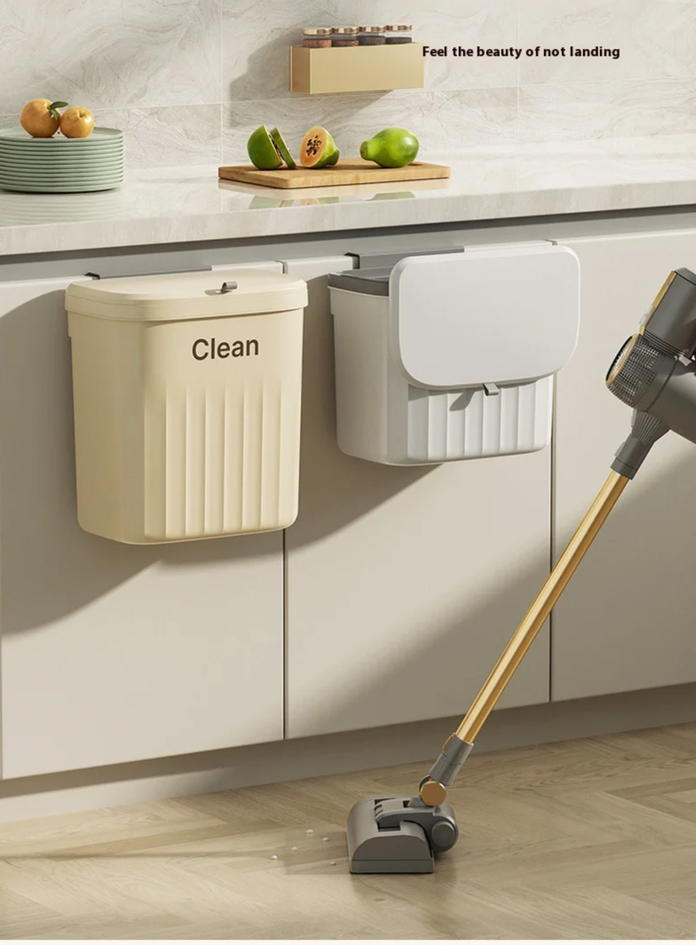 Space-Saving & Odor-Blocking 3-in-1 Kitchen Trash Can