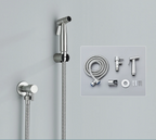 Space-Saving Stainless Steel Wall-Mounted Bidet Faucet