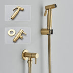 Space-Saving Stainless Steel Wall-Mounted Bidet Faucet