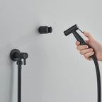 Space-Saving Stainless Steel Wall-Mounted Bidet Faucet