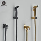 Space-Saving Stainless Steel Wall-Mounted Bidet Faucet