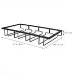 Space-Saving Under-Cabinet Wine & Glass Rack